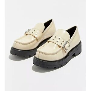 New Vagabond Shoemakers Cosmo 2.0 Polished Leather Buckle Loafer women size 36